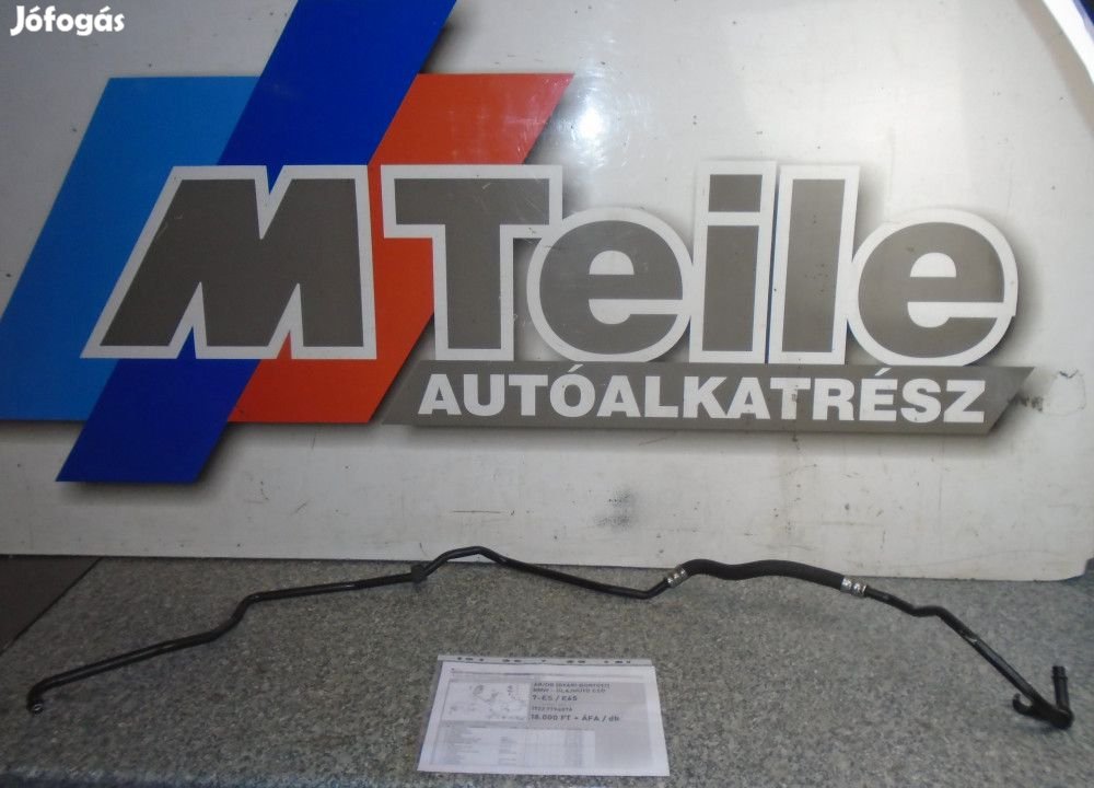 ÁR/DB [GYÁRI BONTOTT] BMW - OLAJHŰTŐ CSŐ  - 7-ES / E65 - 1722 7794076
